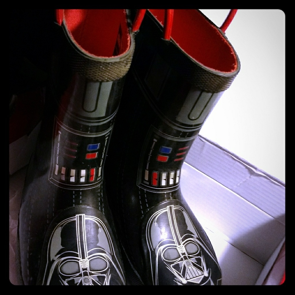 Toddler boys Star wars rain boots